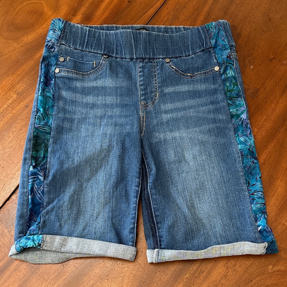 Liverpool Blue Denim  Bermuda Shorts